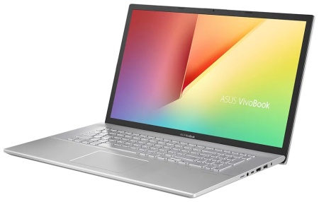 17.3" Ноутбук ASUS Vivobook 17 X712JA-212.V17WN 1600x900, Intel Core i5-1035G1 1 ГГц, RAM 12 ГБ, HDD 1 ТБ, Intel UHD Graphics, Windows 11 Home in S ENG, 90NB0SZ1-M05660, серебристый 